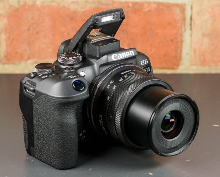 Canon EOS R10 built-in flash