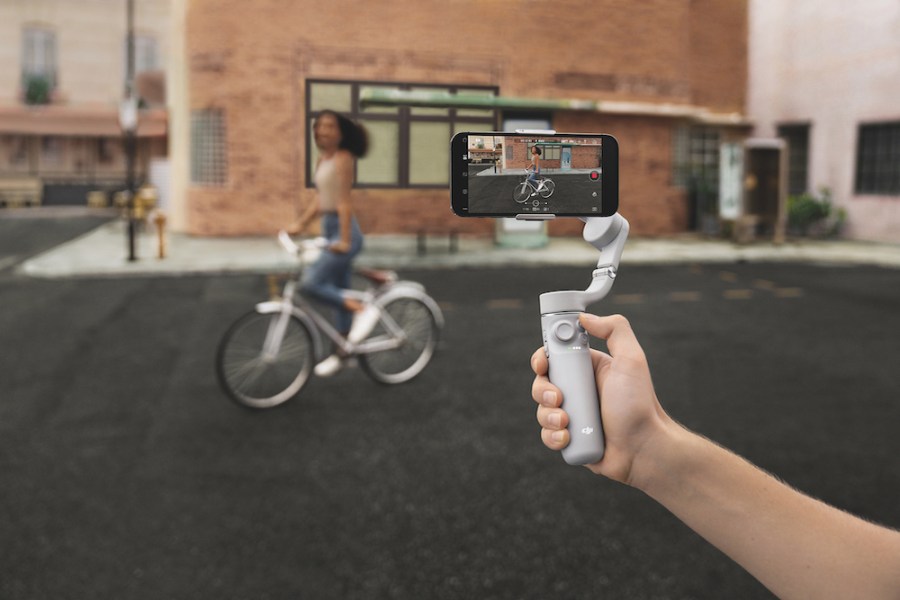 DJI's OM5 will help you to stablise footage shot on a smartphone