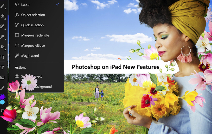 Photoshop on iPad has an array of new 'one-tap' functions