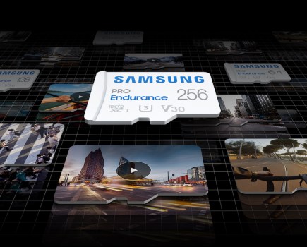Samsung's new PRO Endurance microSD cards range from 32GB to 256GB