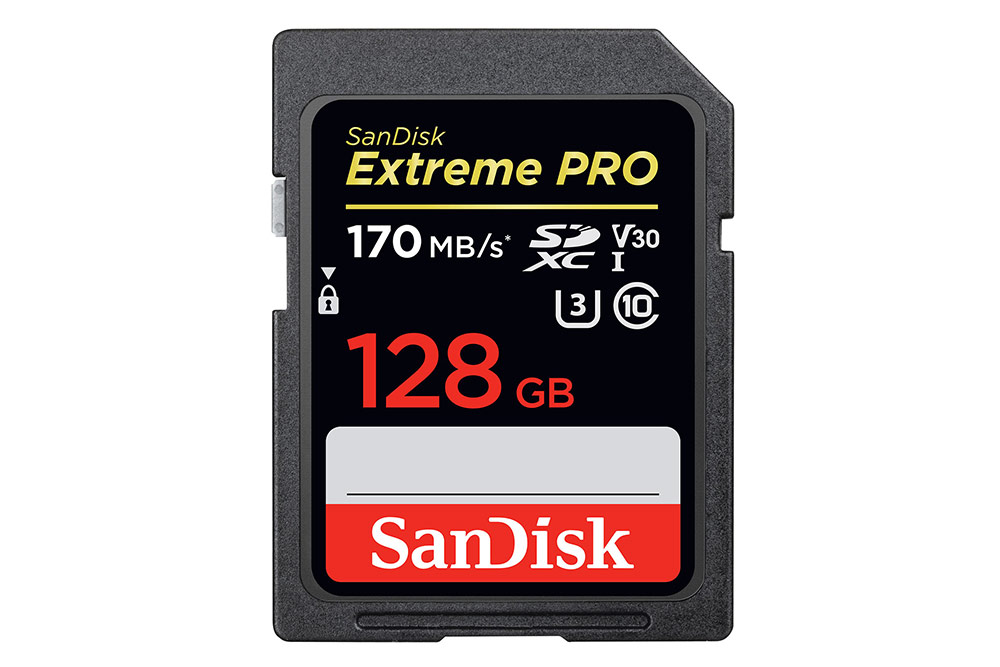 SanDisk Extreme Pro 128GB SD card