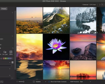 The Browse feature in ON1 Photo RAW 2022