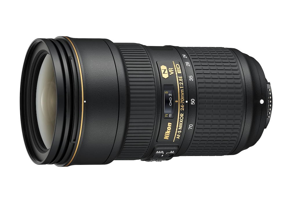 The Nikkor AF-S 24-70mm E ED VR DSLR zoom lens is available at £1,919 instead of £2,099
