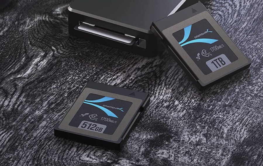 The new Sabrent 512GB and 1TB CFexpress Type B cards