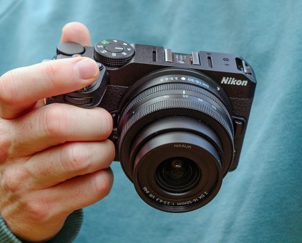 Nikon Z30 in hand