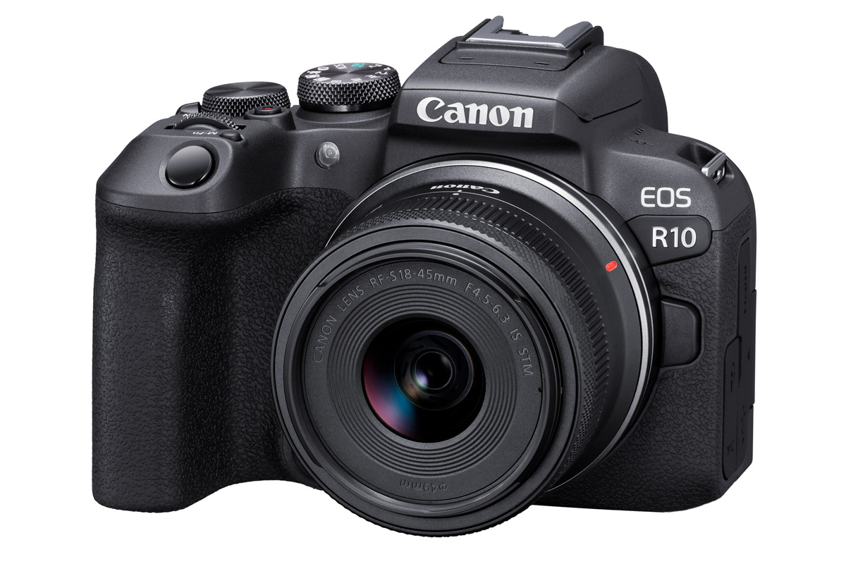 Canon EOS R10 with 18-45mm IS STM lens
