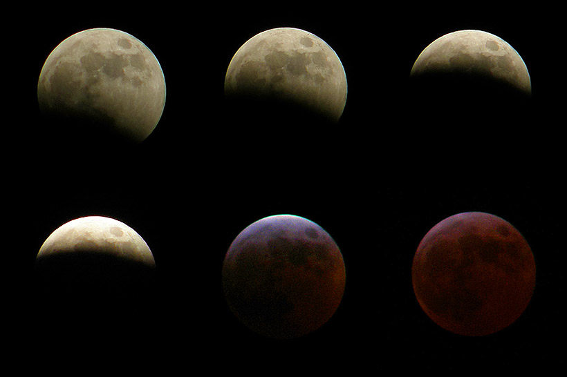 Total lunar eclipse, photo copyright: Joshua Waller 2007/2022
