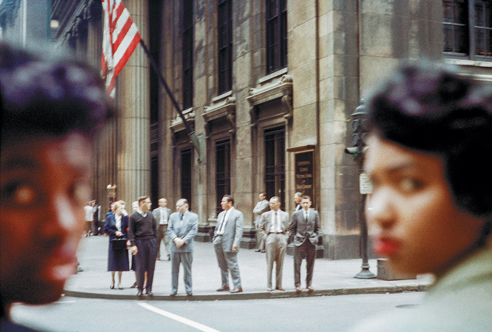 Vivian Maier used colour film as early as 1959 to document tensions in the city of Chicago