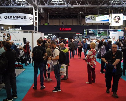 A view of part of The Photography Show at a previous event at the NEC