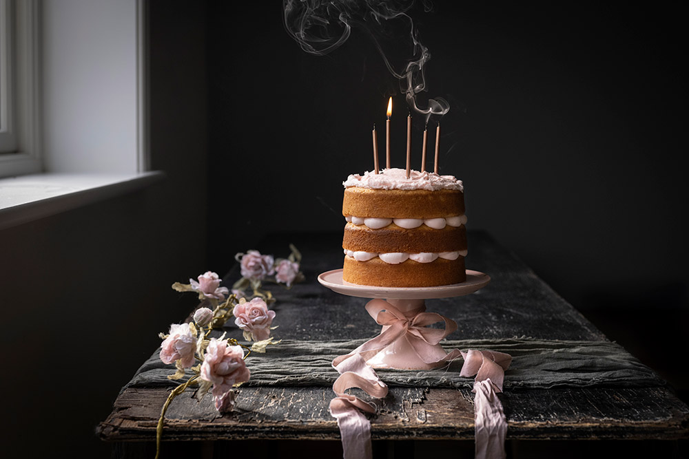tiered cake portrait by donna crous food photography career