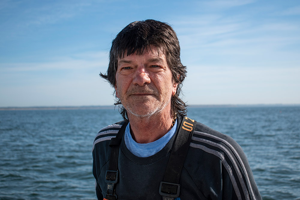 portrait of a fisherman by lucy harris University of Gloucestershire student