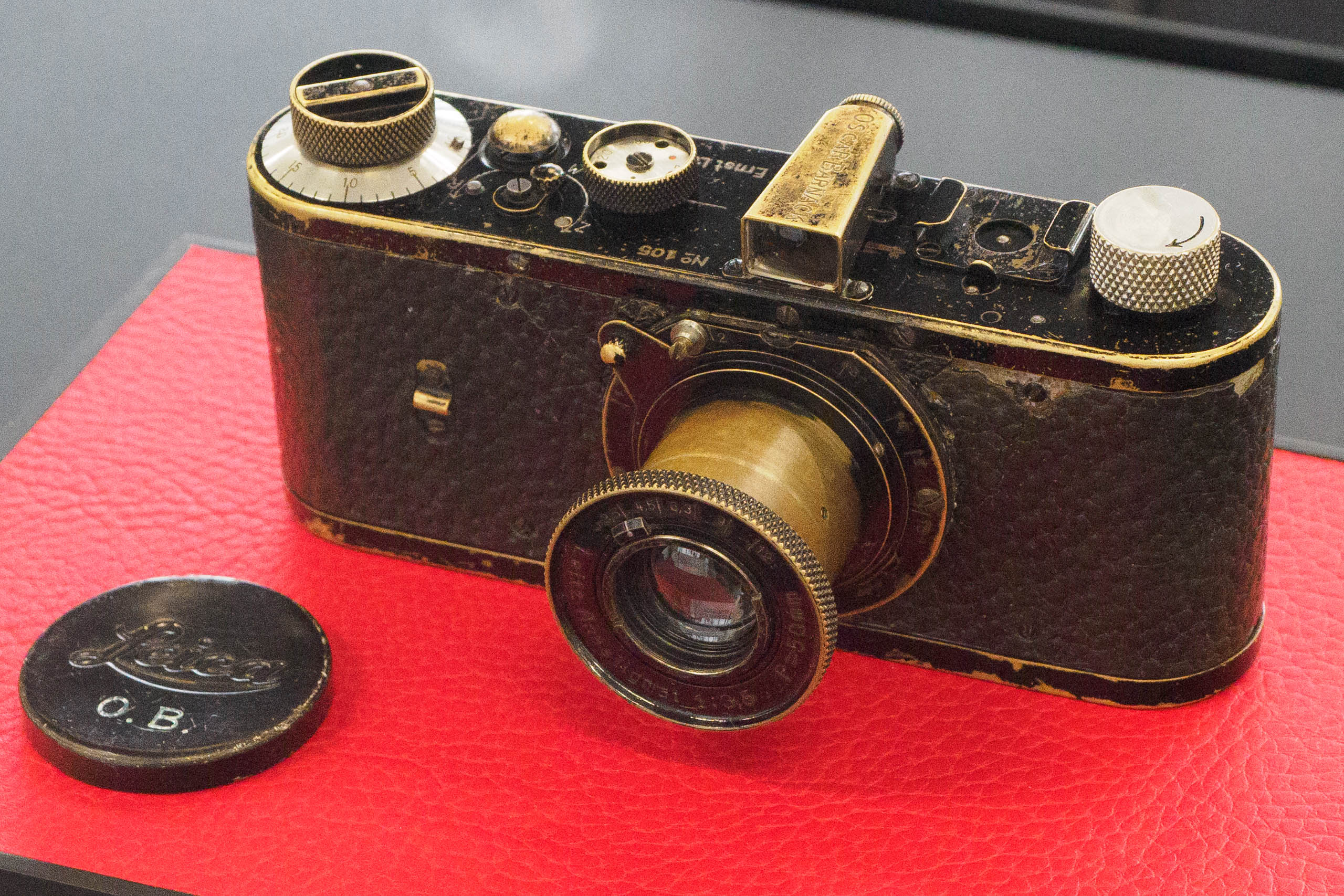 Leica 'O' series no 105 - Oskar Barnack's personal camera, and the most expensive camera ever sold at auction
