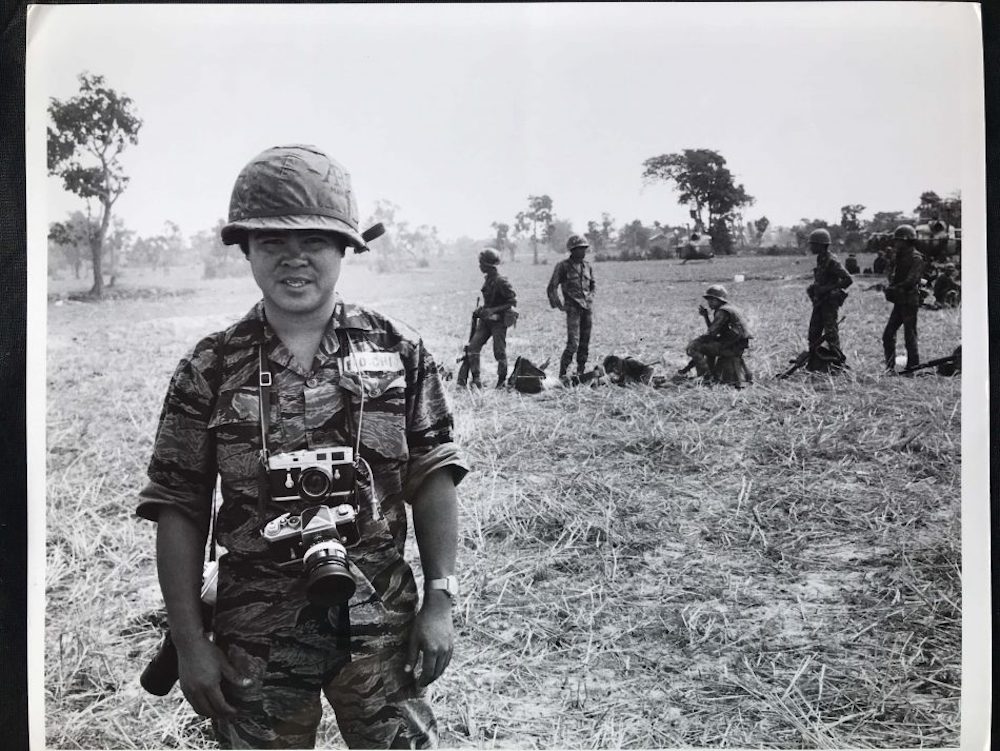 Nick Ut working as a war correspondent for Associated Press in 1972
