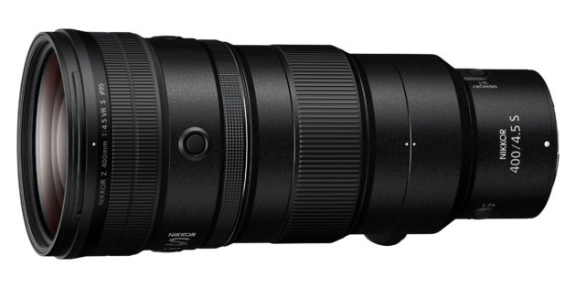 Nikon Nikkor Z 400mm f/4.5 VR S top view