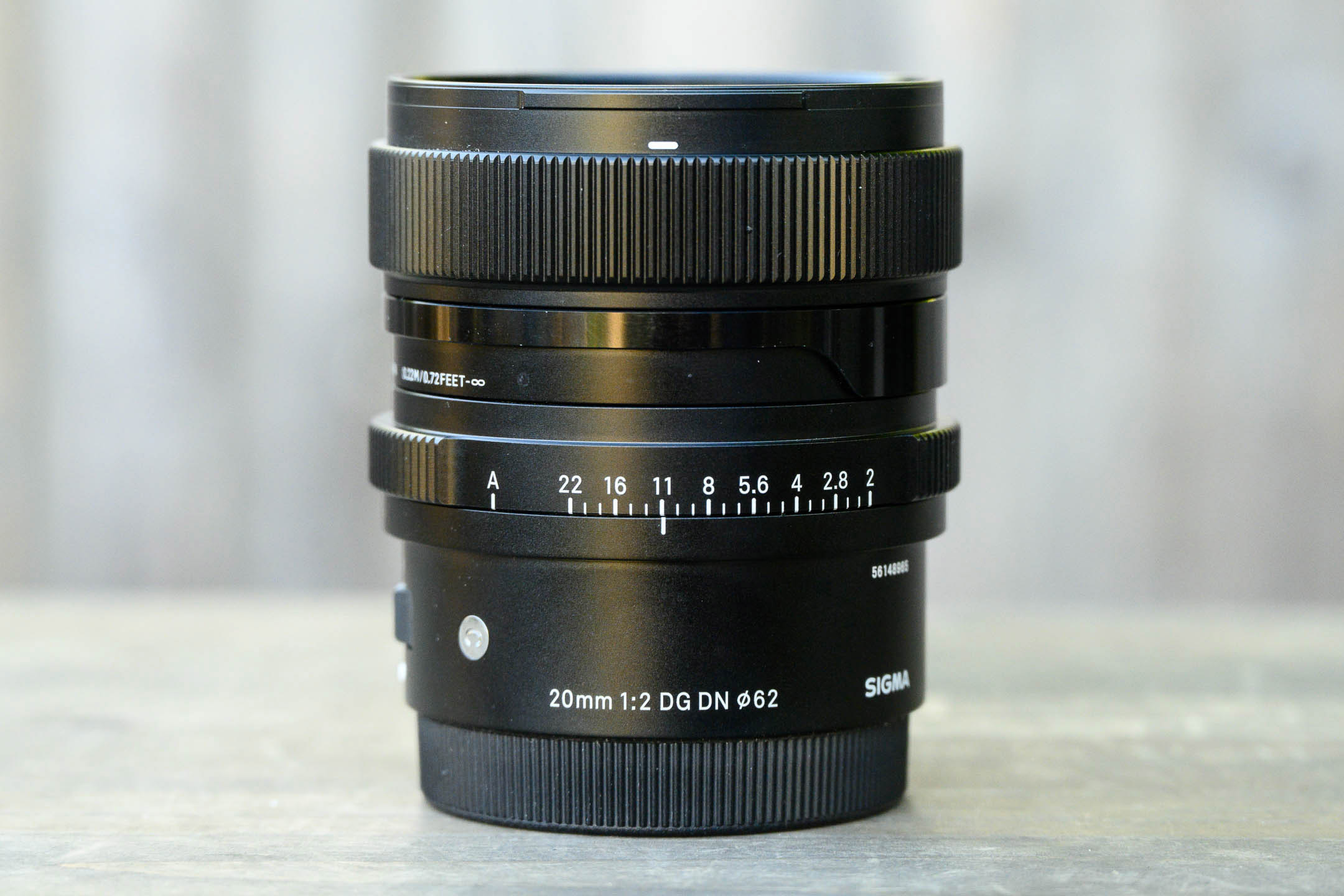 Sigma 20mm F2 DG DN C lens