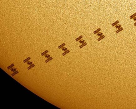 The high resolution video camera captured solar granulation from gas bubbles percolating on the surface of the Sun