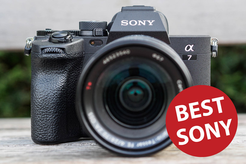 Best Sony Cameras For... Sony A7R IV with lens