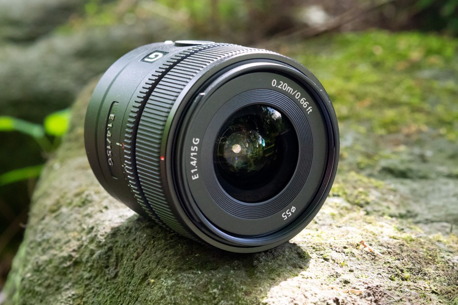 Sony E 15mm F1.4 G lens