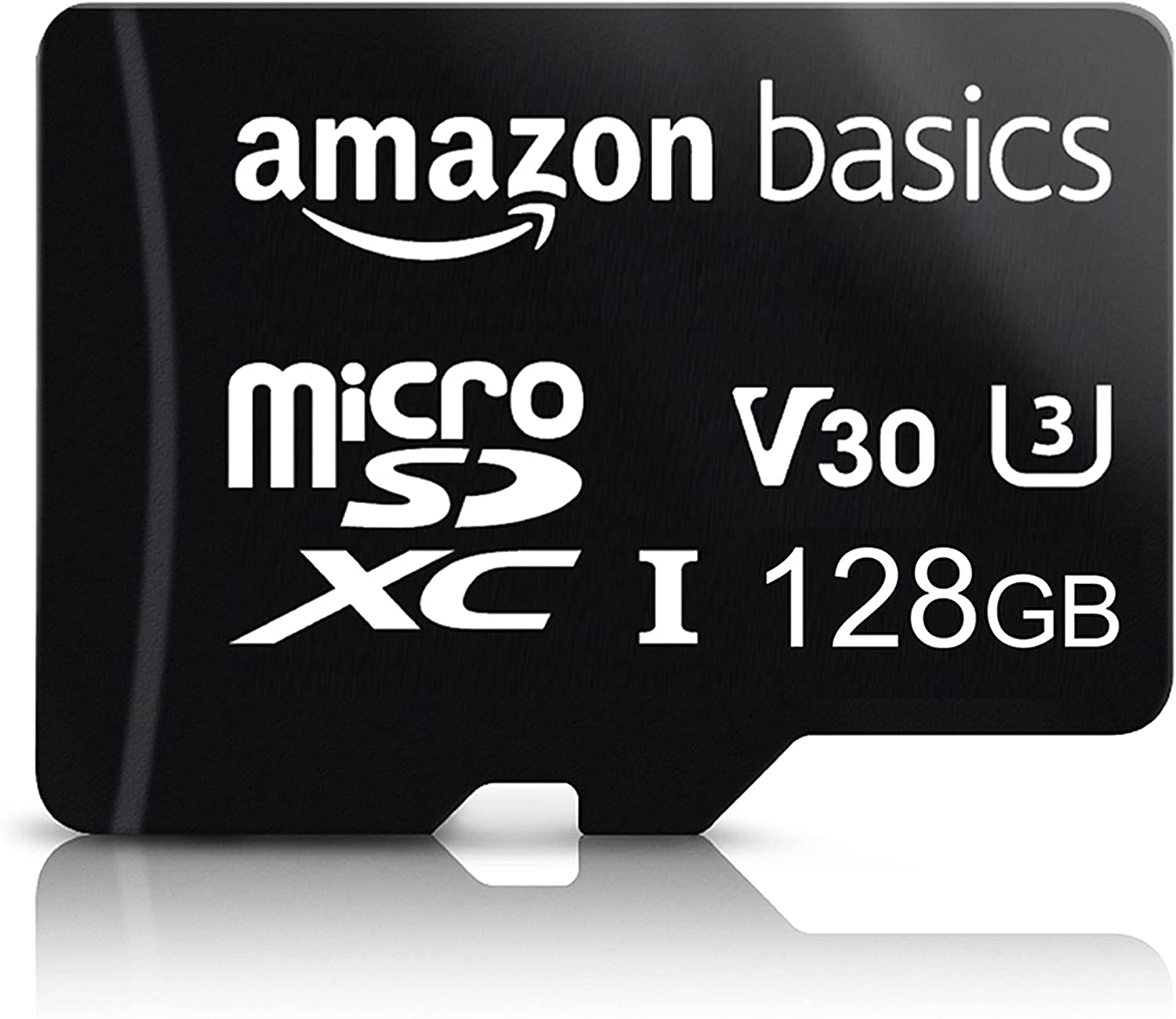 Amazon Basics Micro SDXC 128GB card with SD adapter