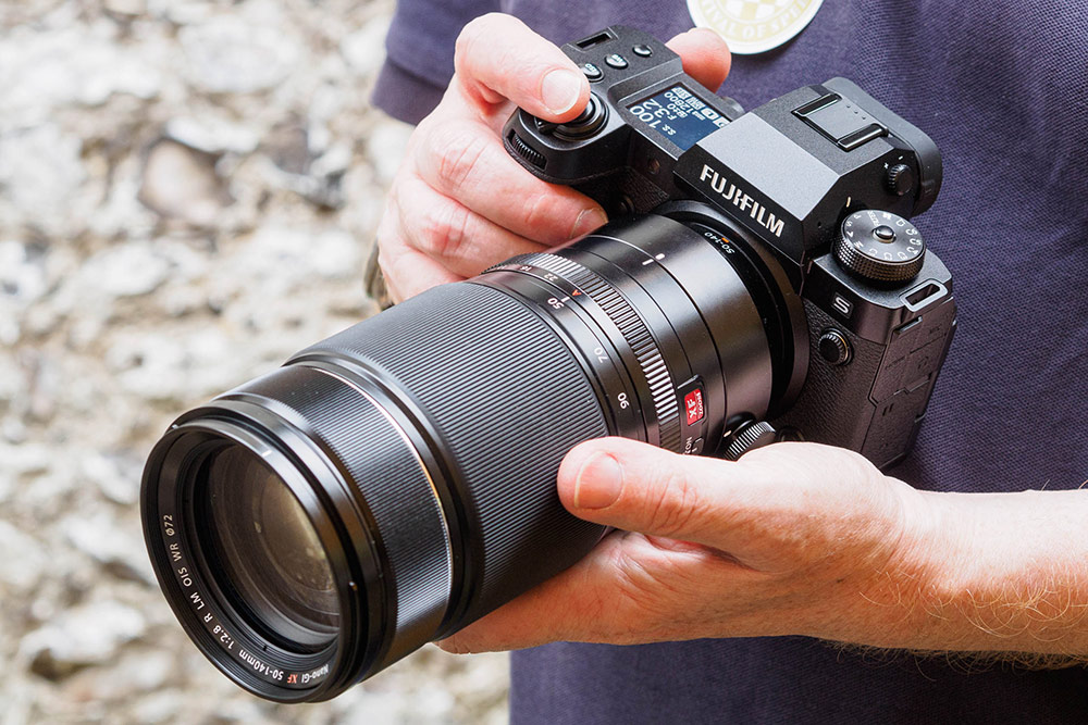 Fujifilm X-H2S in hand review image