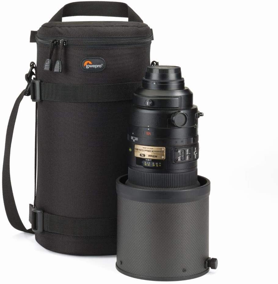 Lowepro LP36307-PWW telephoto lens case with a 300mm lens