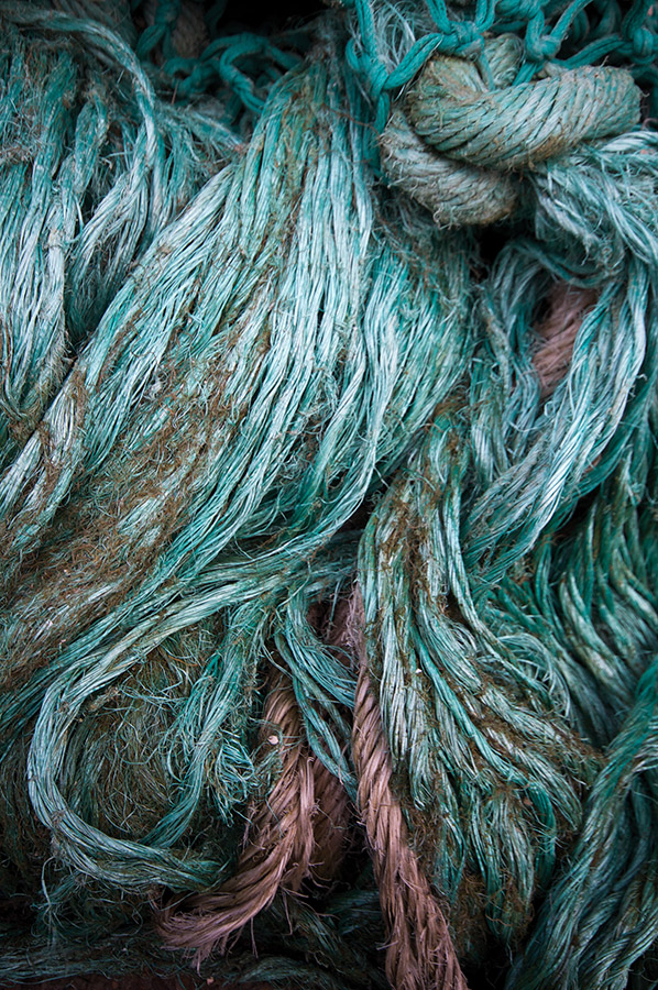 close up fishing net everyday objects as macro subjects
