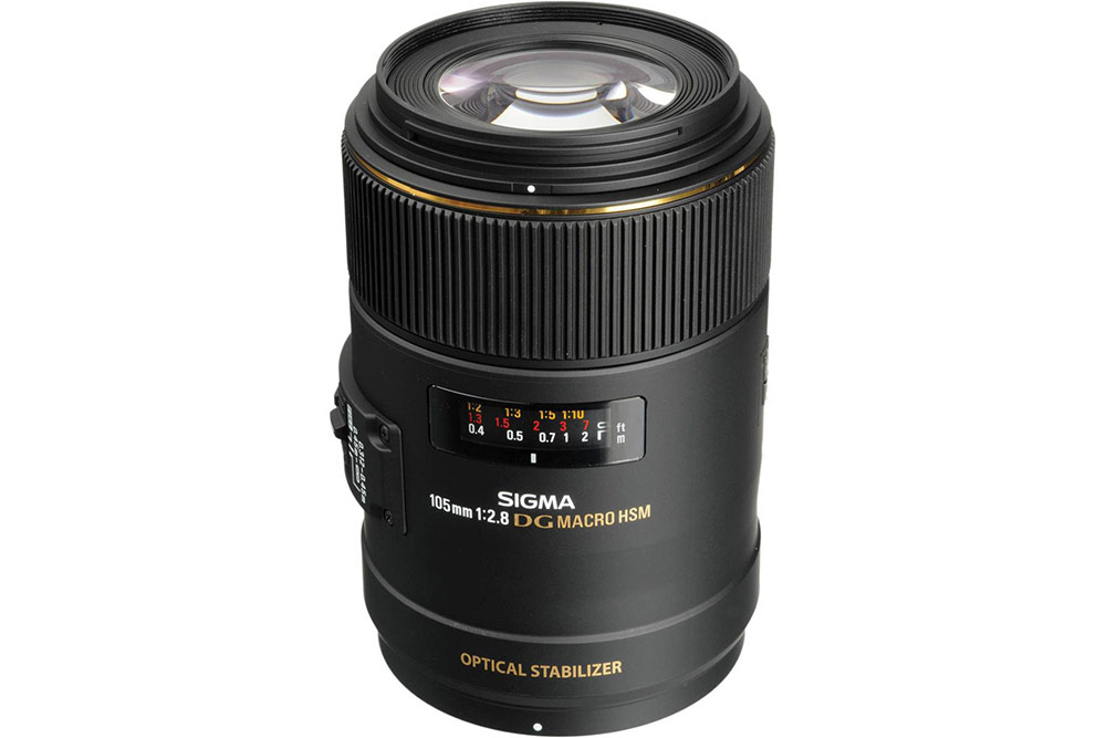 Sigma 105mm f/2.8 EX DG OS HSM Macro Lens product shot