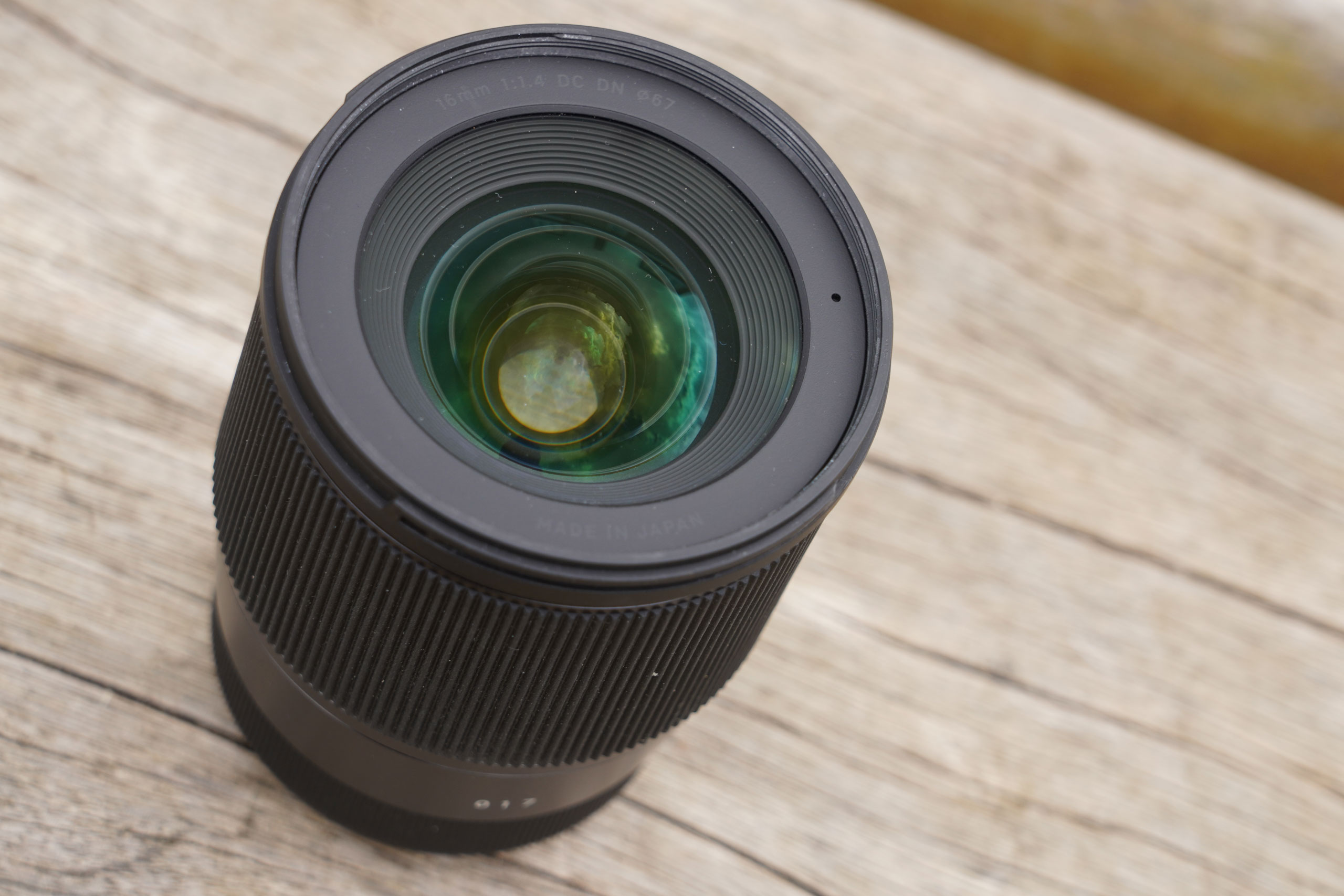 Sigma 16mm F1.4 DC DN C front