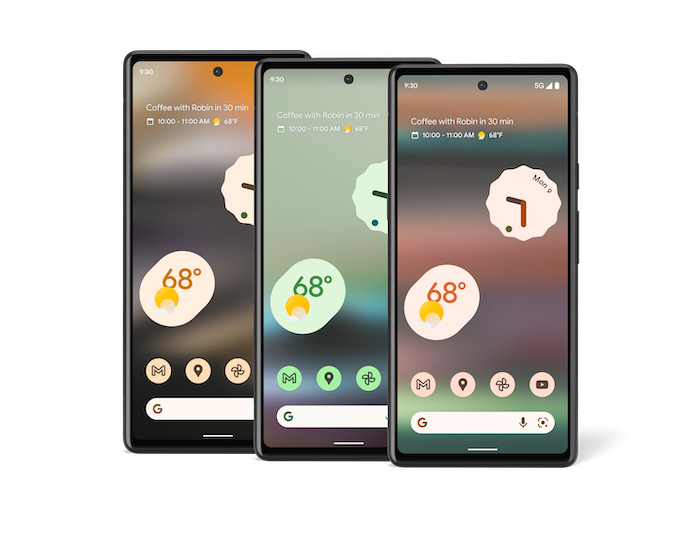 The Pixel 6a has two rear cameras and one front camera