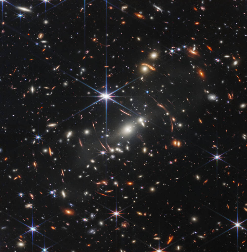 The 'deep field' image of SMACS 0723 shows a cluster of galaxies and is the deepest and sharpest ever infrared view of the universe
