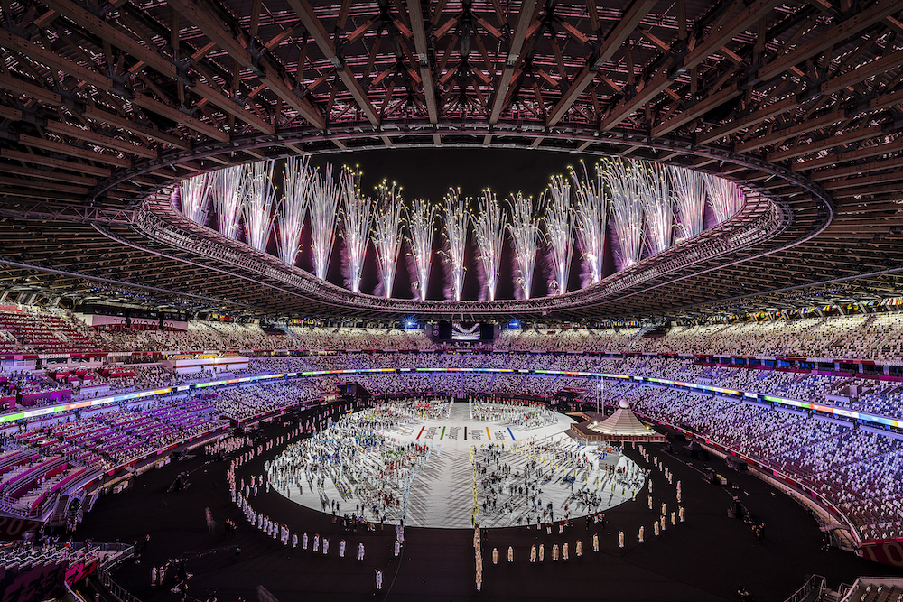 Tokyo 2020 Olympics, opening ceremony, Japan. © Mark Edward Harris
