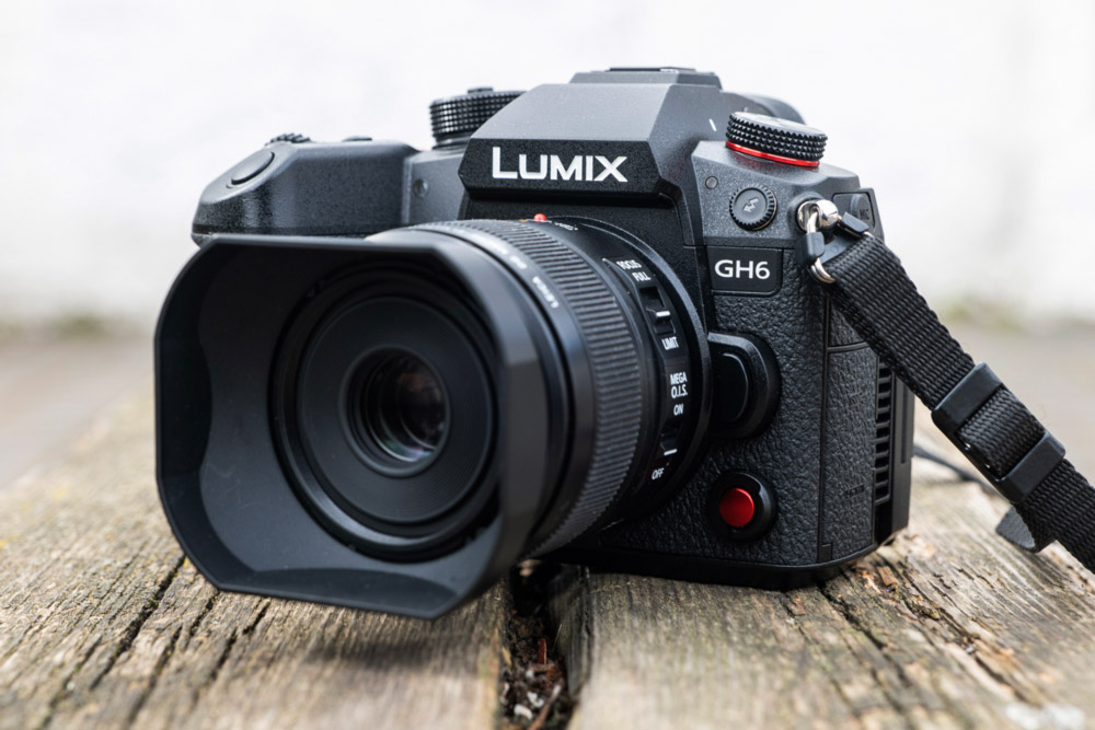 Panasonic Lumix GH6 with lens