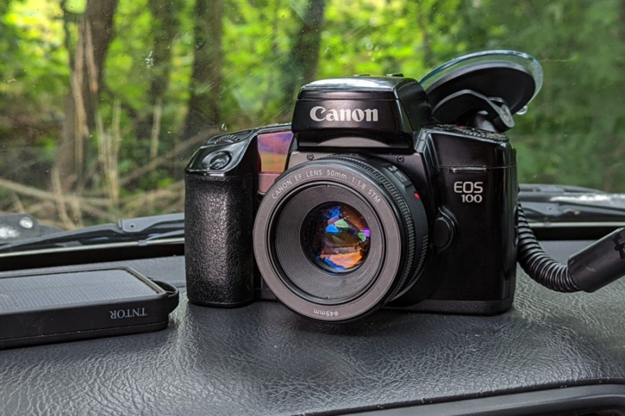 Canon EOS 100 with 50mm lens, photo: Joshua Waller