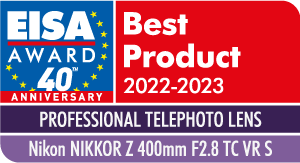 EISA Awards 2022-2023 Nikon Nikkor Z 400mm F2.8 TC VR S
