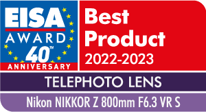 EISA Awards 2022-2023 Nikon Nikkor Z 800mm F6.3 VR S