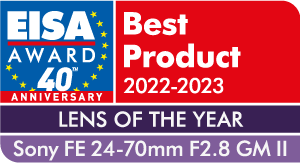EISA Awards 2022-2023 Sony FE 24-70mm F2.8 GM II