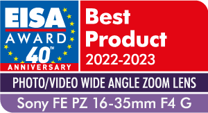 EISA Awards 2022-2023 Sony FE PZ 16-35mm F4 G