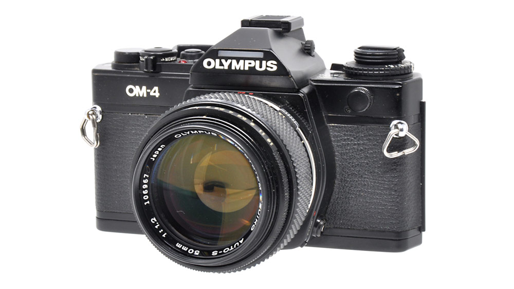 best 35mm SLR film cameras - Olympus OM-4