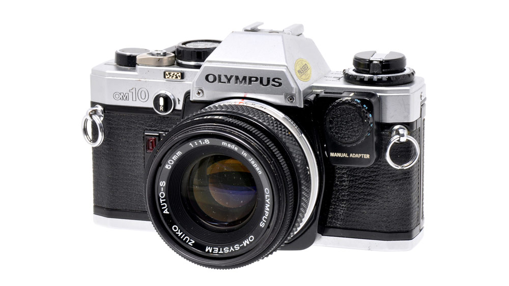 best 35mm SLR film cameras - Olympus OM10