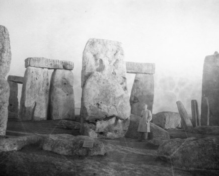 Image of Stonehenge discovered on found Kodak bellows camera