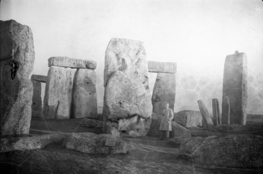 Image of Stonehenge discovered on found Kodak bellows camera