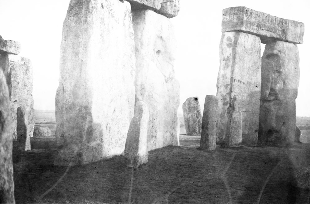 Shot of Stonehenge found on Kodak bellows film camera
