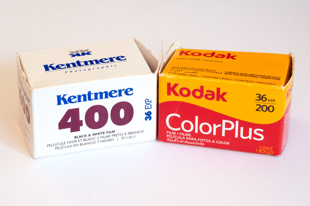 Black and white film or colour film, the choice is yours, photo: JW