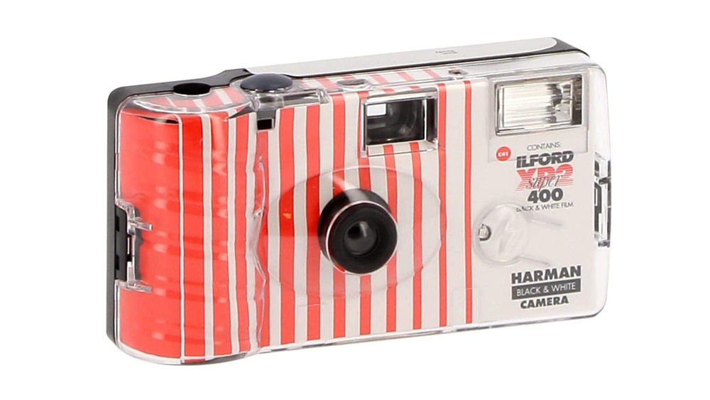 Ilford XP2 disposable film camera