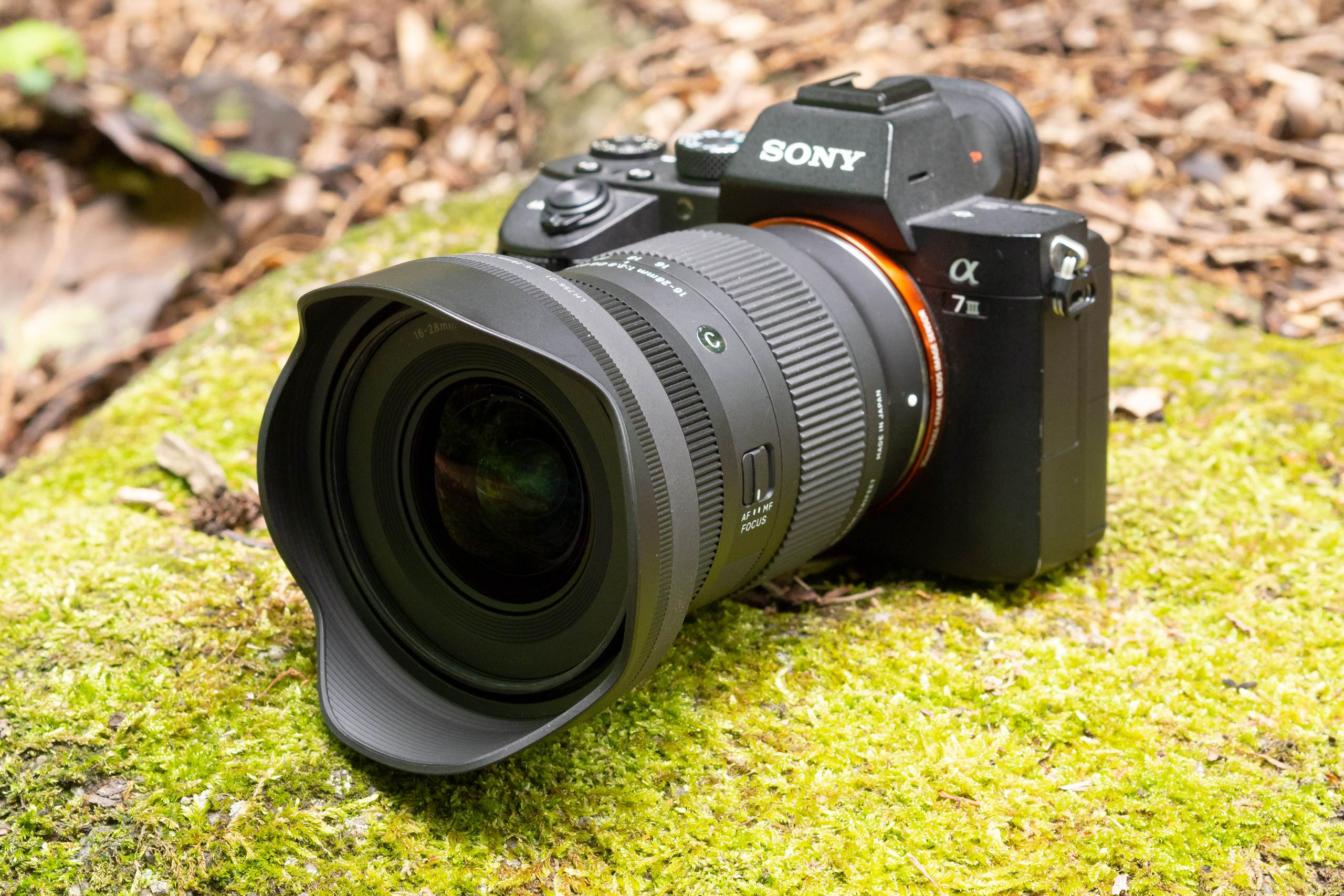 Sigma 16-28mm F2.8 DG DN C lens on the Sony A7 III