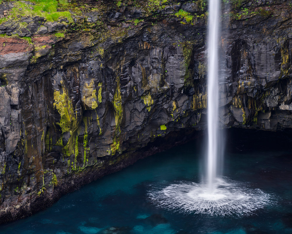 Faroe Islands waterfall with Serkan Günes