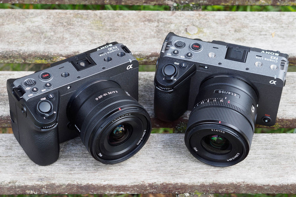 Sony FX30 side by side with Sony FX3