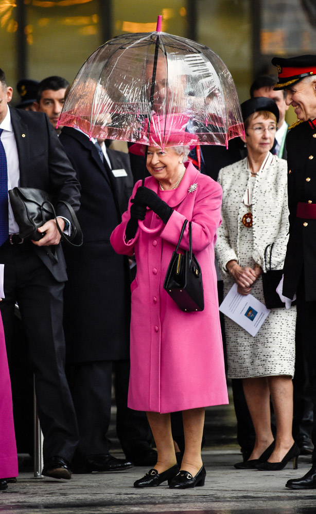 The Queen at Birmingham New Street Station after officially opening the new station in 2015. © James Watkins.