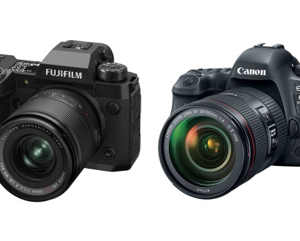 DSLR vs mirrorless: Fujifilm X-H2, Canon EOS 6D Mark II