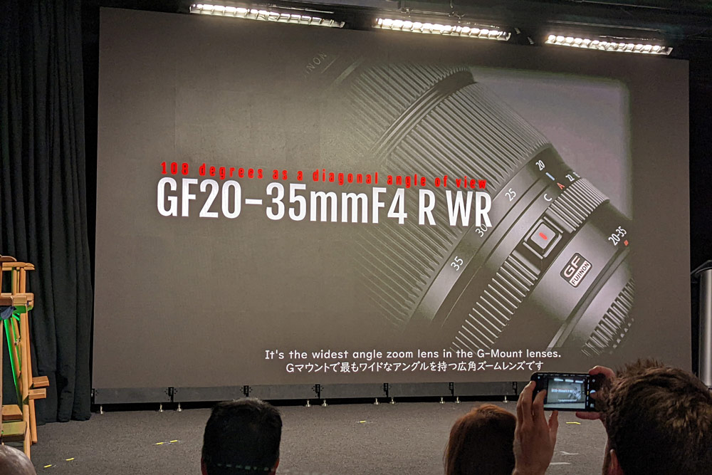 Fujifilm GF 20-35mm F4 R WR lens for GFX system